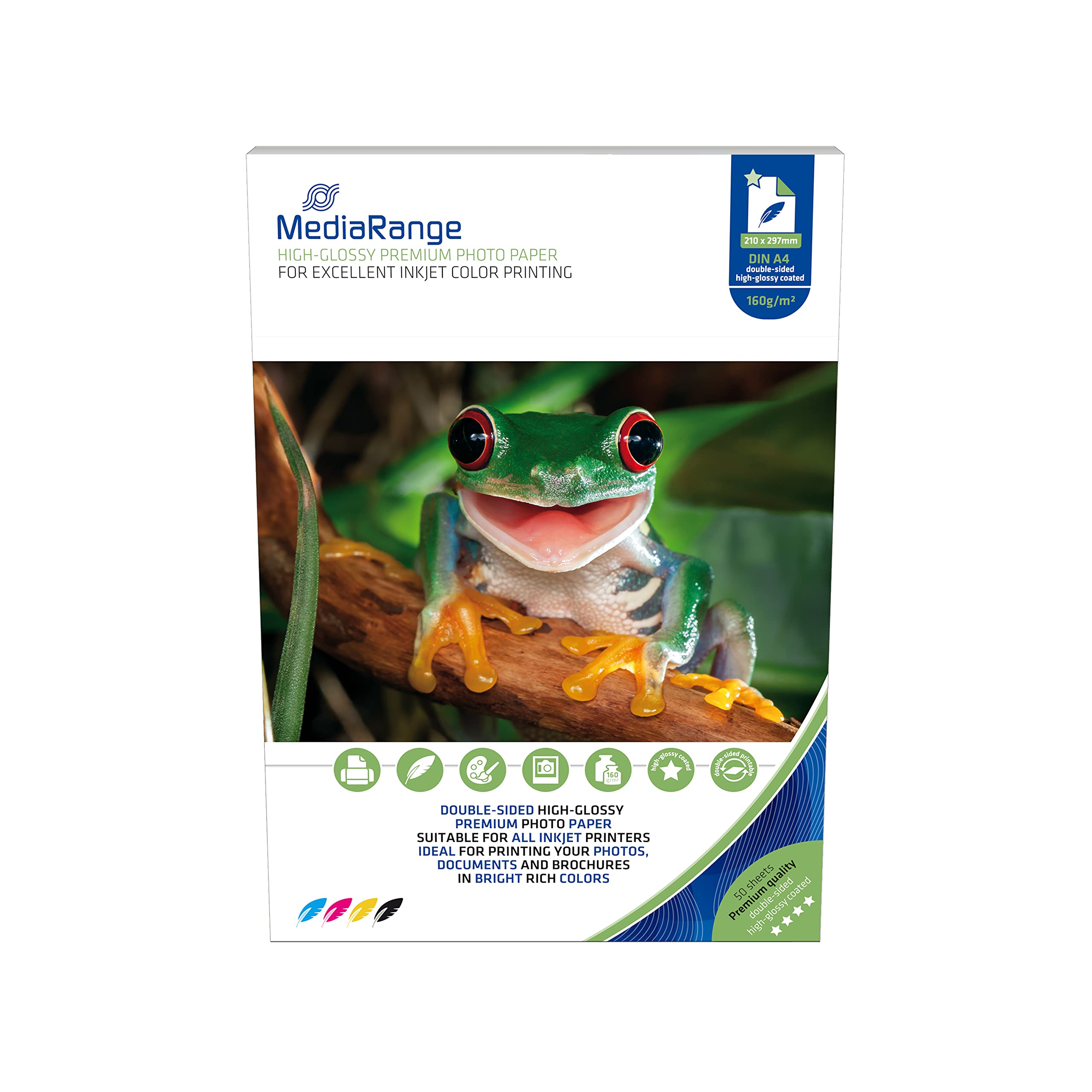 mediarange-hochglanz-fotopapier-220-g-m-100-blatt-f-r-inkjet-a4 image 5