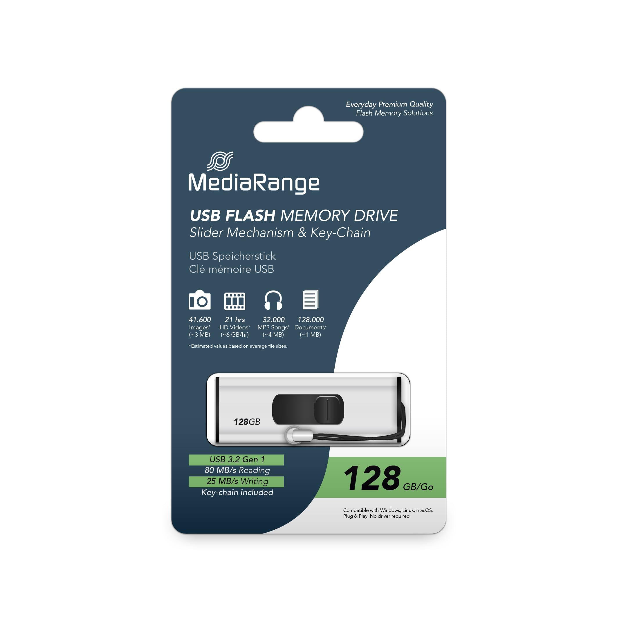 mediarange-usb-stick-usb-3-2-gen-1-128gb-silber image 8