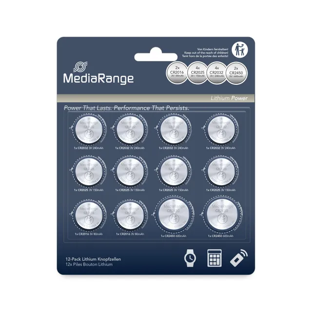 mediarange-lithium-knopfzellen-set-12er-pack image 1