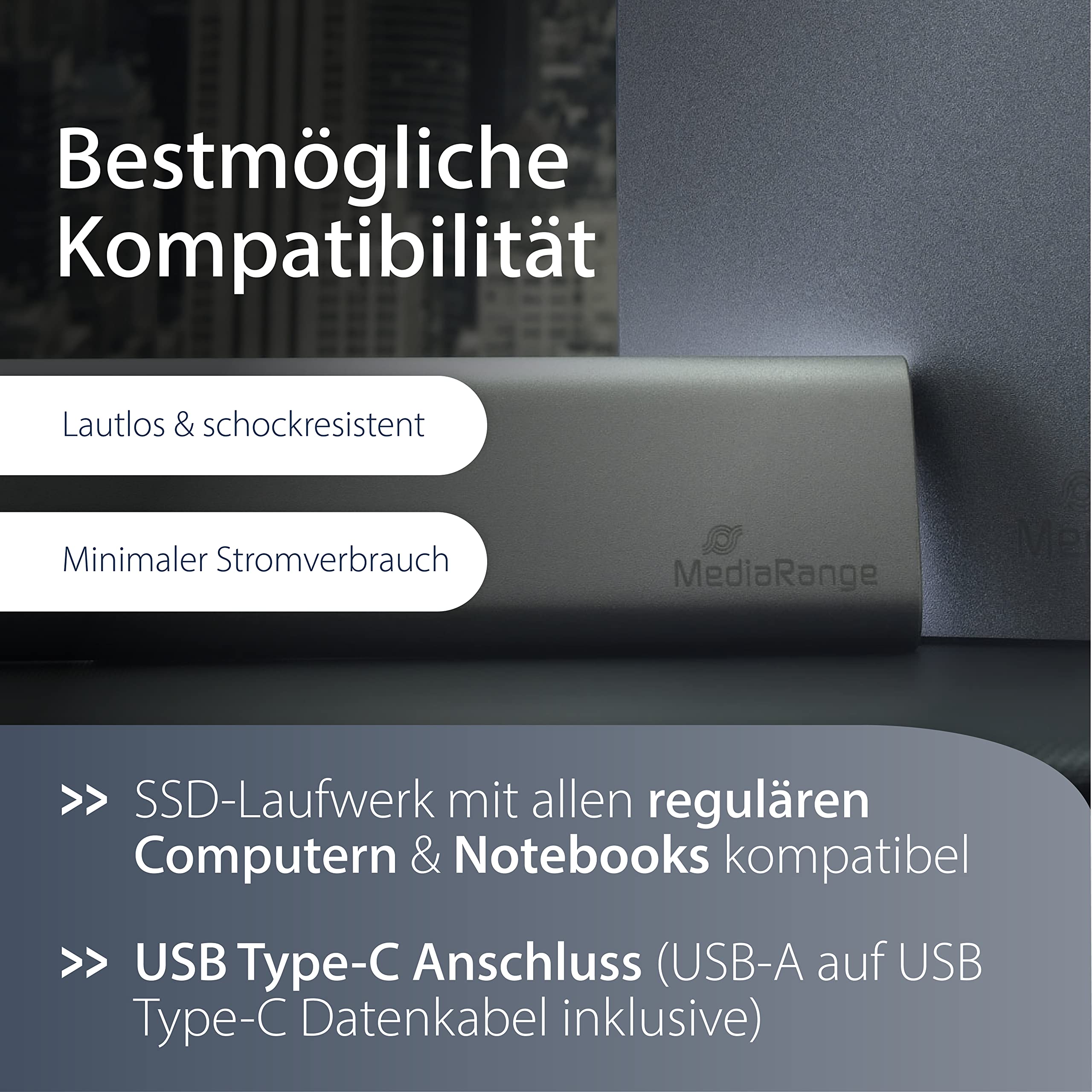 mediarange-externe-ssd-usb-c-3-2-gen-2-240gb-aluminium-silber image 4