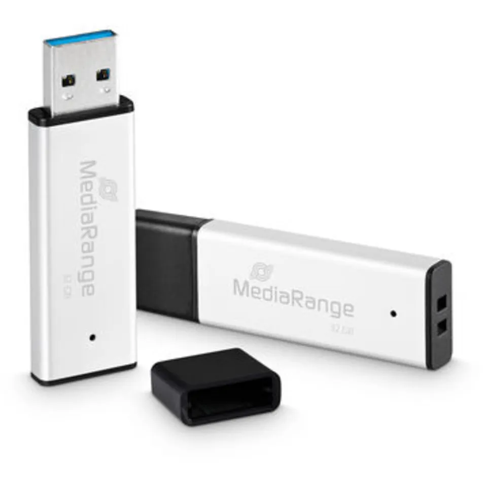 mediarange-usb-stick-usb-3-2-gen-1-32-gb-high-performance-silber image 1