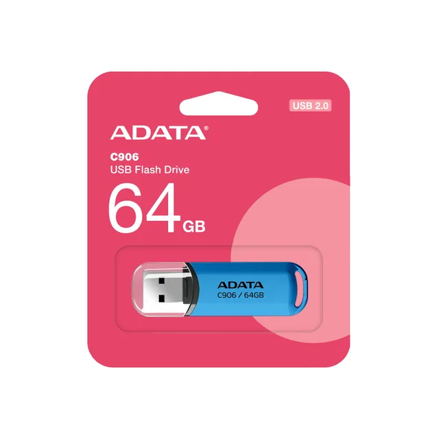 adata-c906-64gb-usb-2-0-speicherstick-blau-ac906-64g-rwb image 1